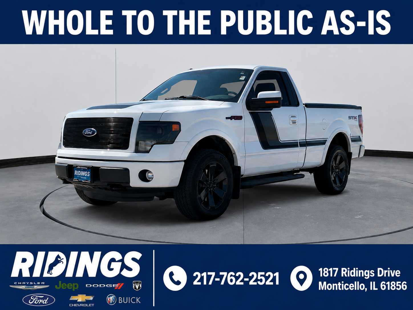 Oxford White 2014 Ford F-150 Pickup Truck Four-Wheel Drive 6-Speed Automatic