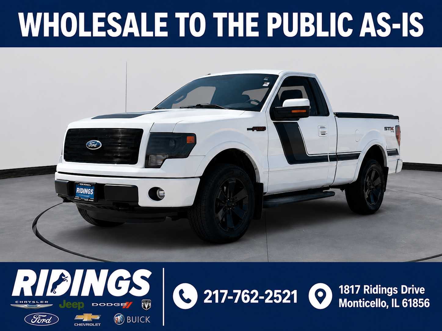 Oxford White 2014 Ford F-150 Pickup Truck Four-Wheel Drive 6-Speed Automatic