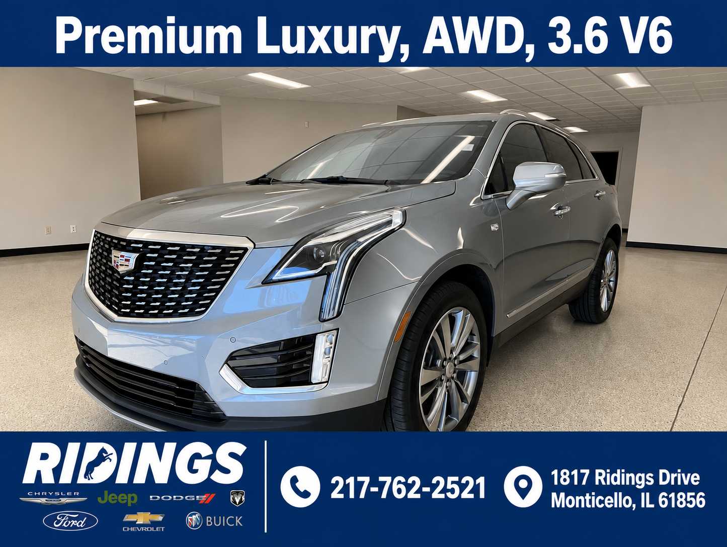 Argent Silver Metallic 2025 Cadillac XT5 SUV / Crossover Four-Wheel Drive 9-Speed Automatic