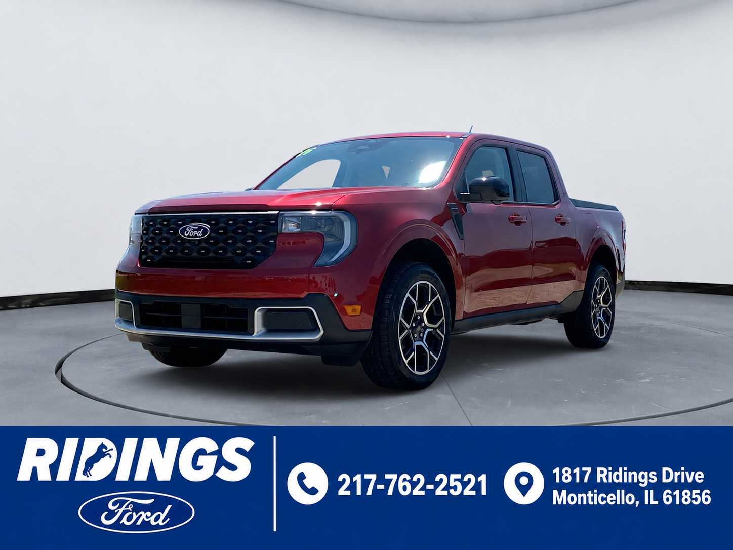 Ruby Red Metallic Tinted Clearcoat 2026 Ford Maverick Pickup Truck All-Wheel Drive Continuously Variable Transmission