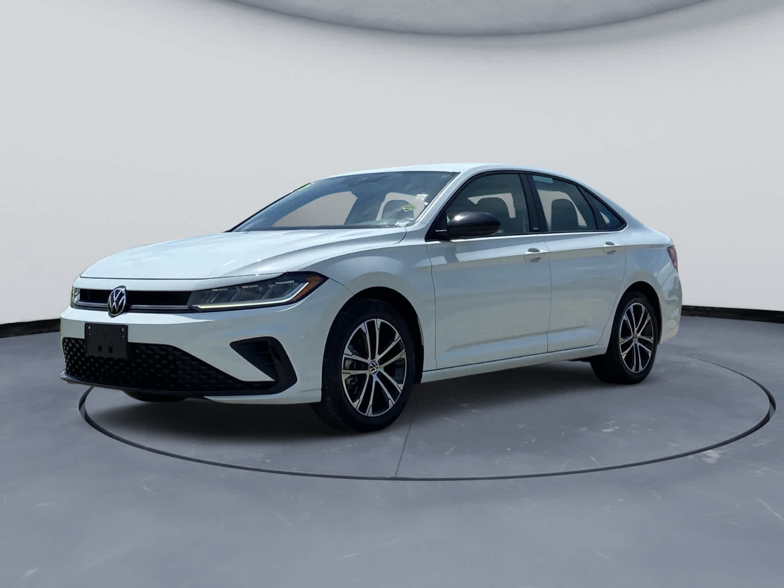 Pure White 2025 Volkswagen Jetta Sedan Front-Wheel Drive 8-Speed Automatic