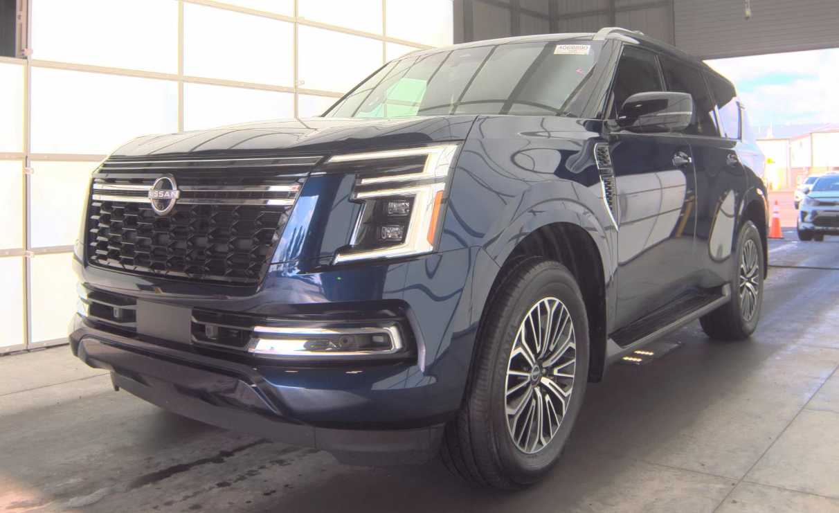 Deep Ocean Blue Pearl 2025 Nissan Armada SUV / Crossover Four-Wheel Drive 9-Speed Automatic