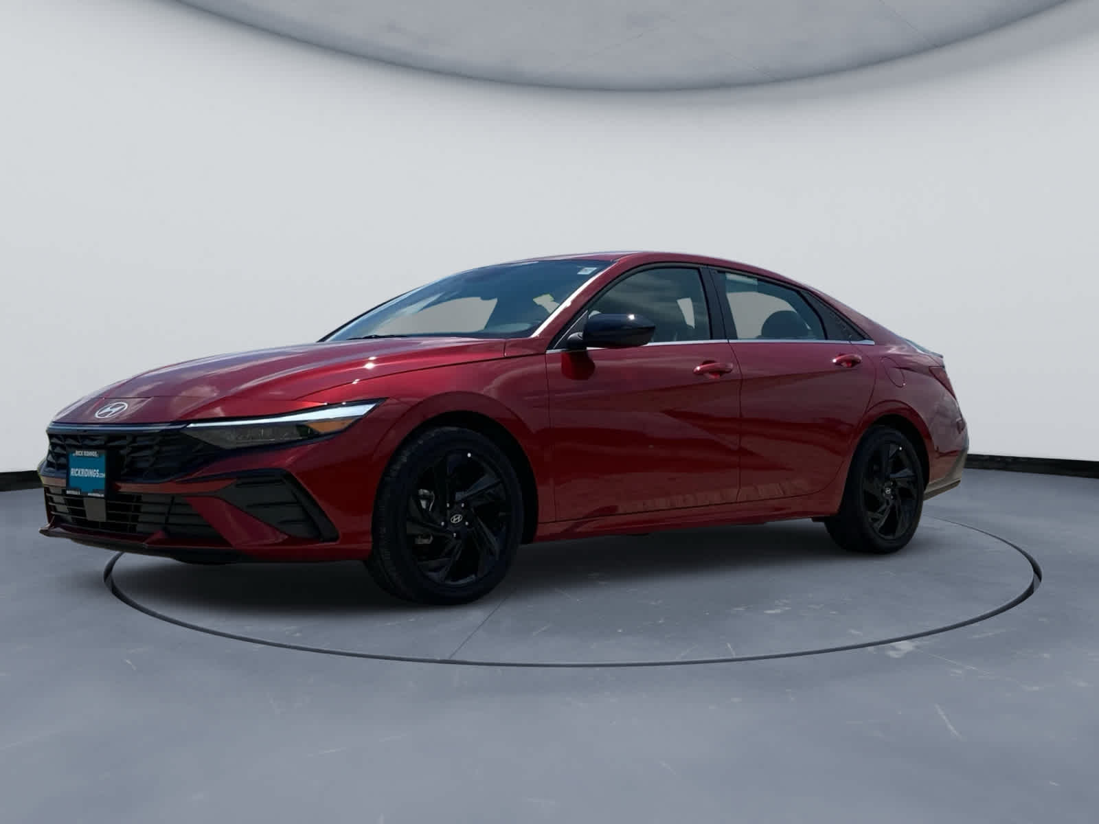 Ultimate Red 2026 Hyundai Elantra Sedan Front-Wheel Drive Continuously Variable Transmission