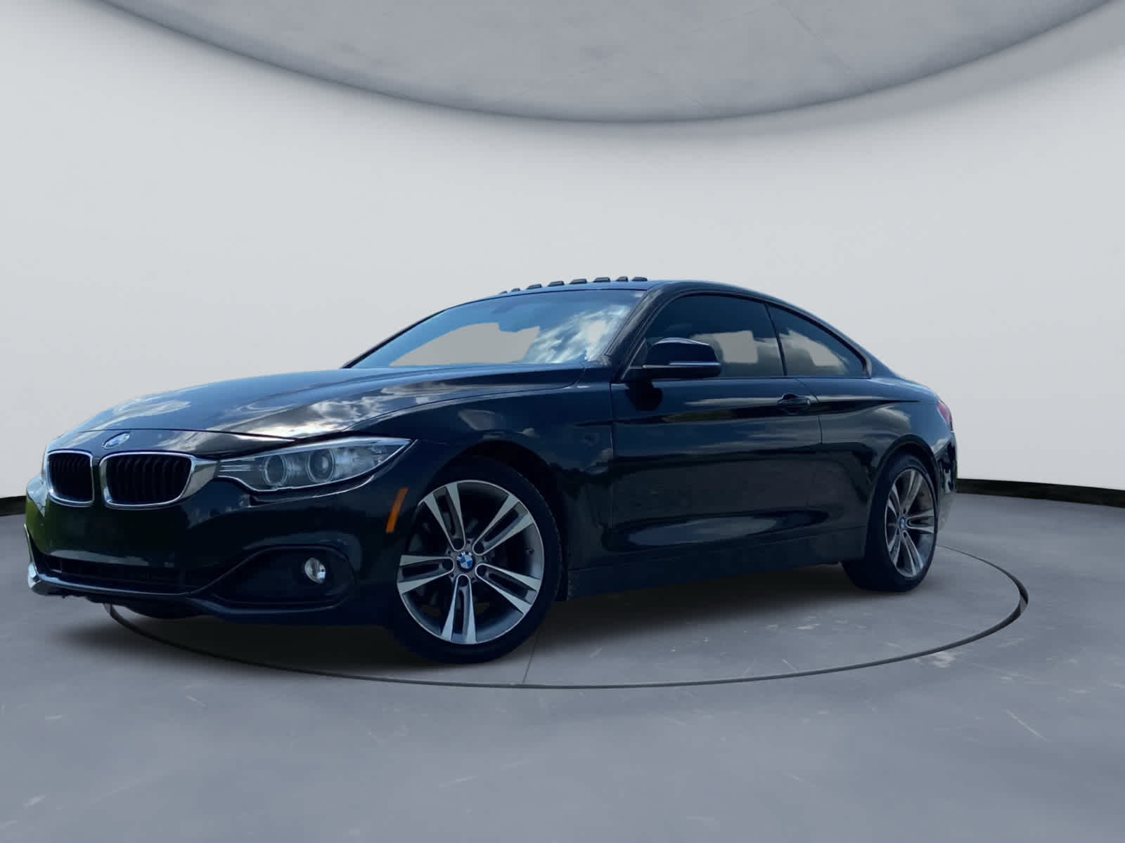 Jet Black 2015 BMW 4 Series Coupe All-Wheel Drive 8-Speed Automatic