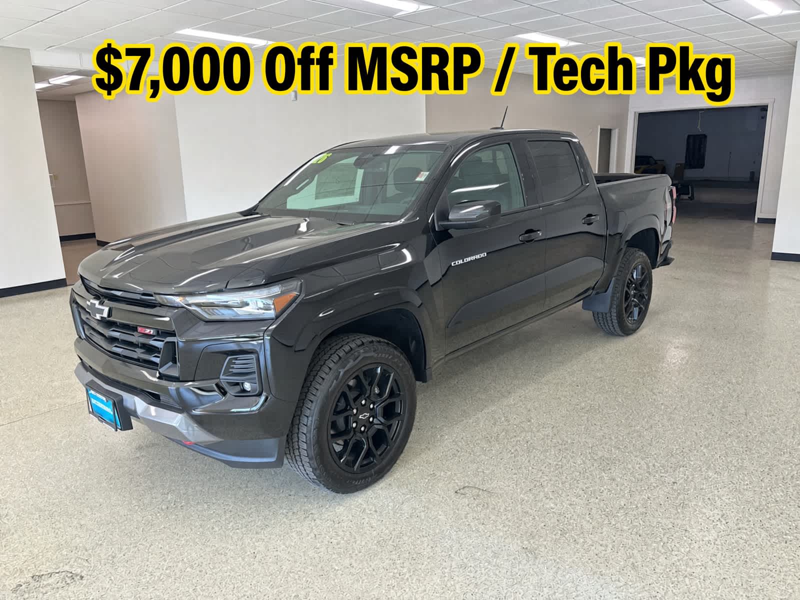 Black 2026 Chevrolet Colorado Pickup Truck Four-Wheel Drive Automatic