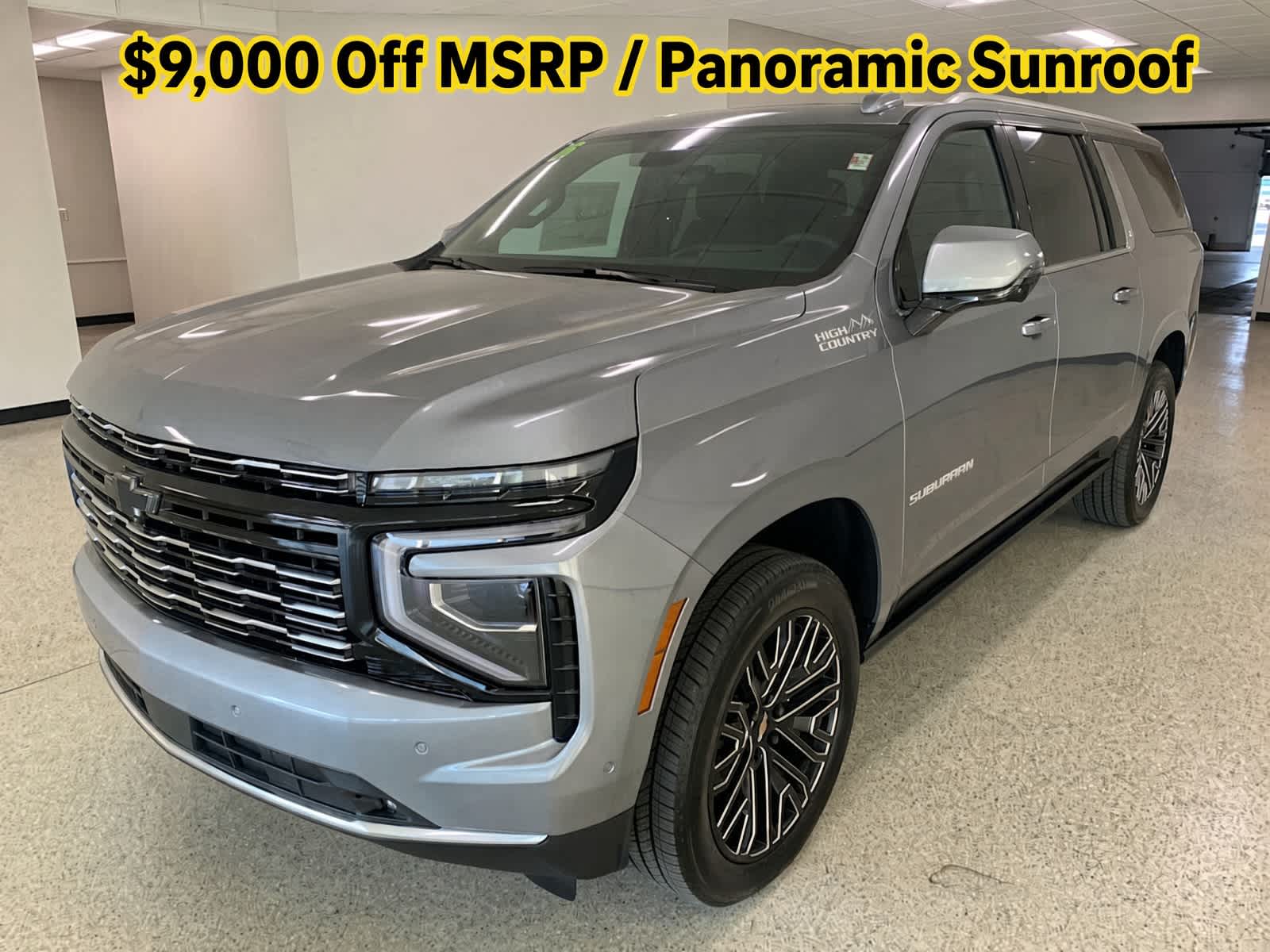 Sterling Gray Metallic 2026 Chevrolet Suburban SUV / Crossover Four-Wheel Drive Automatic