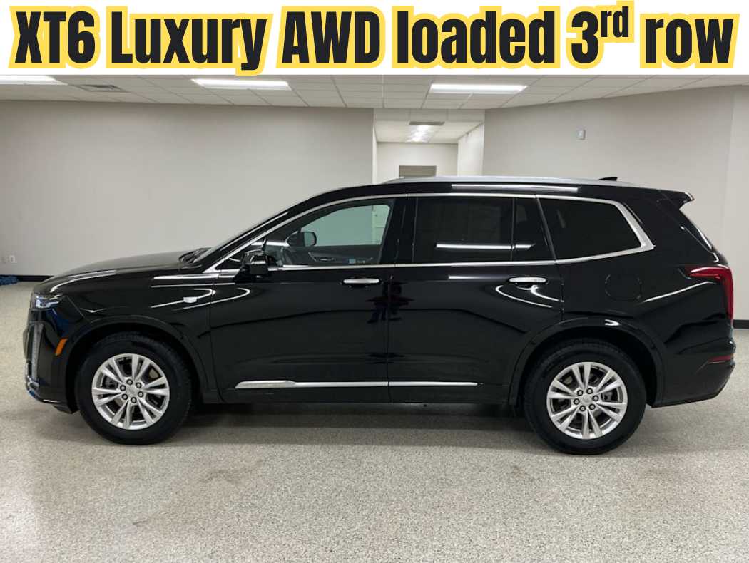 Stellar Black Metallic 2024 Cadillac XT6 Luxury AWD SUV / Crossover Four-Wheel Drive 9-Speed Automatic