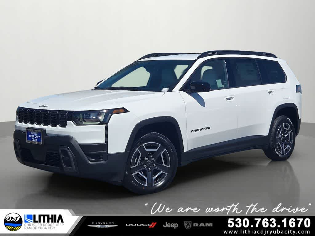 Bright White Clearcoat 2026 Jeep Cherokee Laredo 4WD SUV / Crossover Four-Wheel Drive Continuously Variable Transmission