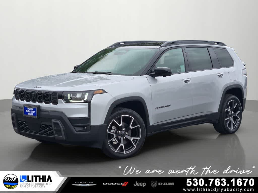 Silver Zynith Clearcoat 2026 Jeep Cherokee Overland 4WD SUV / Crossover Four-Wheel Drive Continuously Variable Transmission