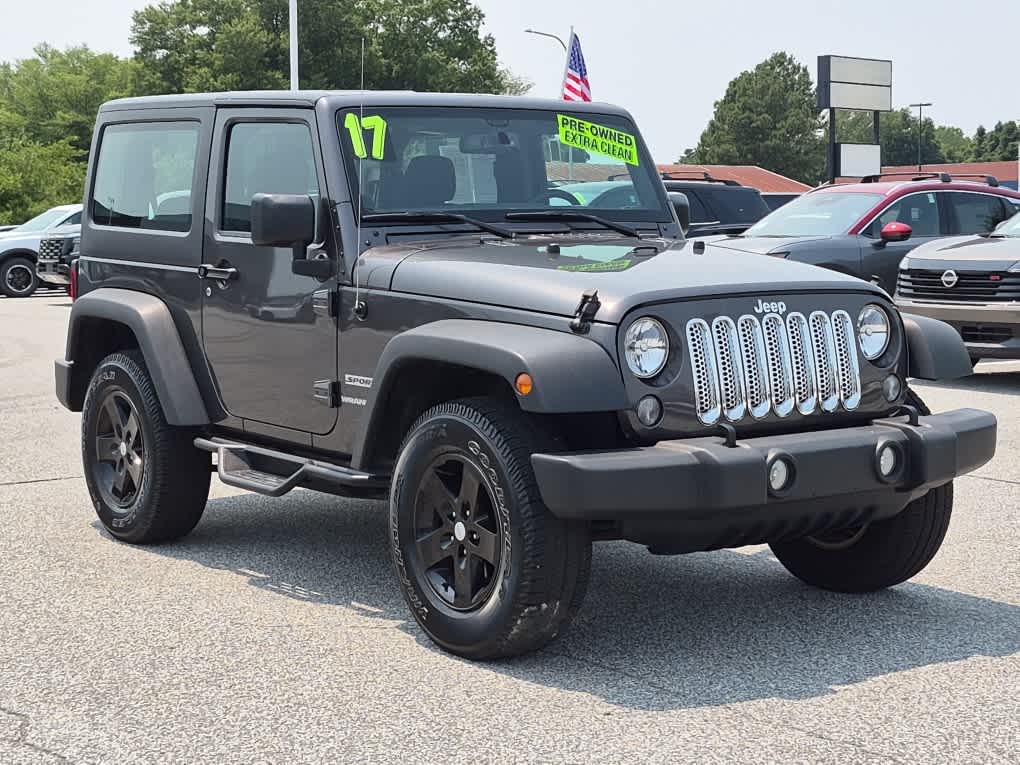 2017 Jeep Wrangler Sport - Granite Crystal Metallic Clearcoat exterior view 2