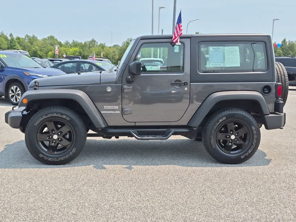 2017 Jeep Wrangler Sport - Granite Crystal Metallic Clearcoat exterior view 5