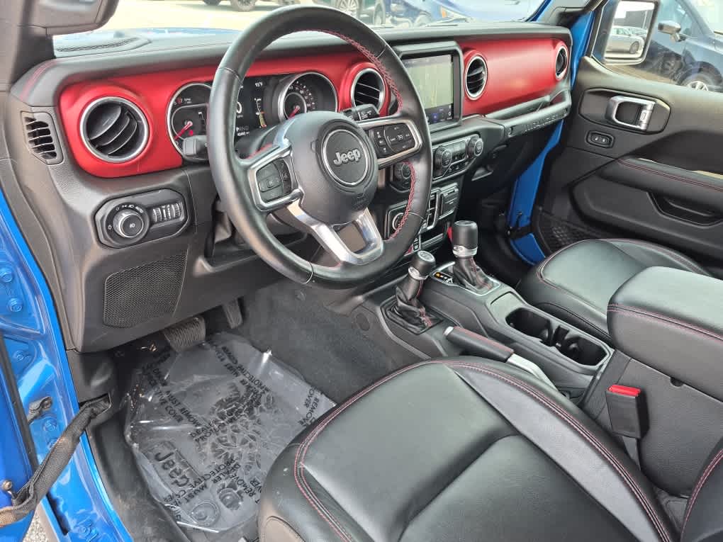 2022 Jeep Wrangler Unlimited Rubicon - Hydro Blue Pearlcoat exterior view 11