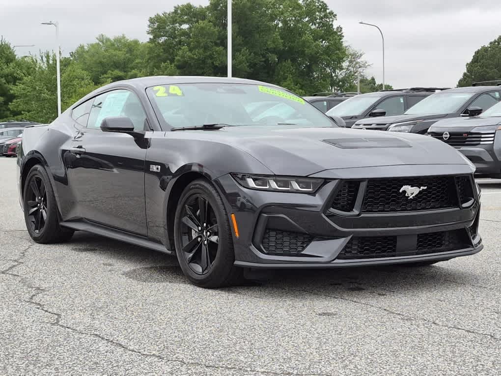 2024 Ford Mustang GT - Dark Matter Gray exterior view 2