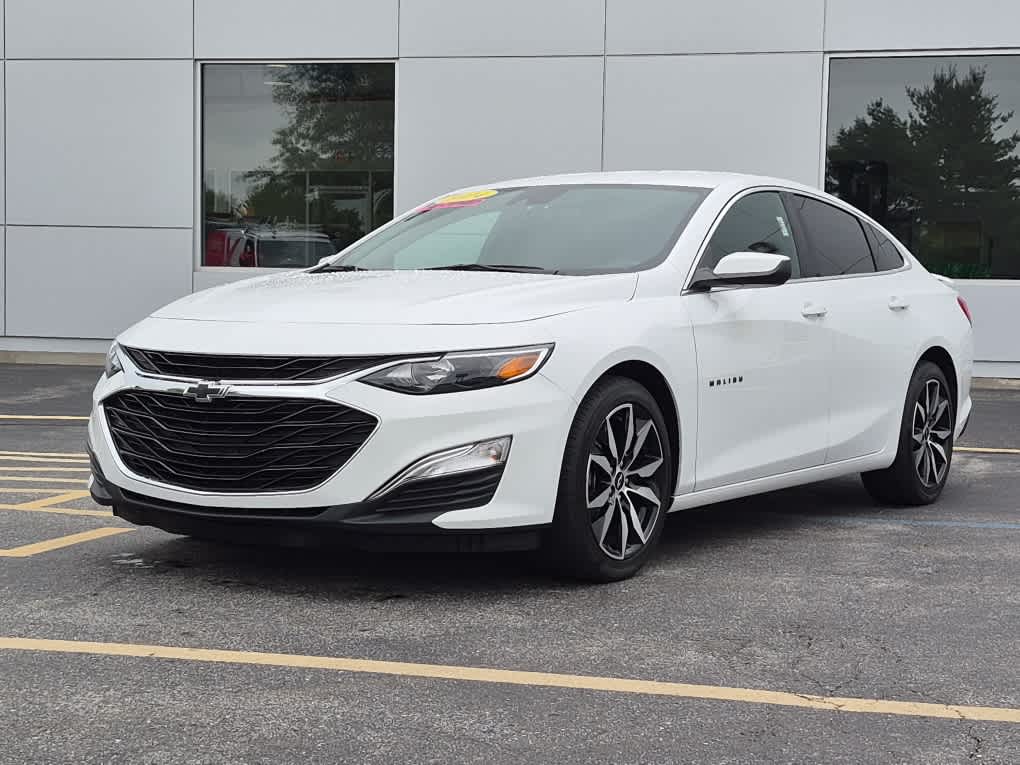 2024 Chevrolet Malibu RS - Summit White exterior view 1