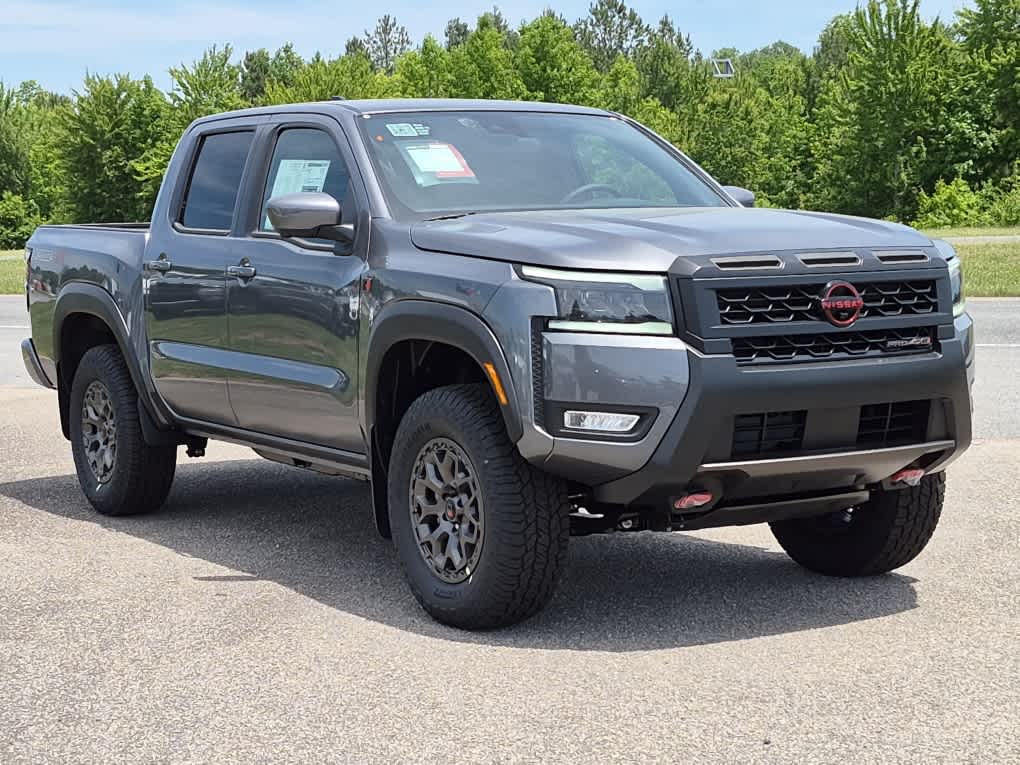 2026 Nissan Frontier PRO-4X w/R Package - Gun Metallic exterior view 2