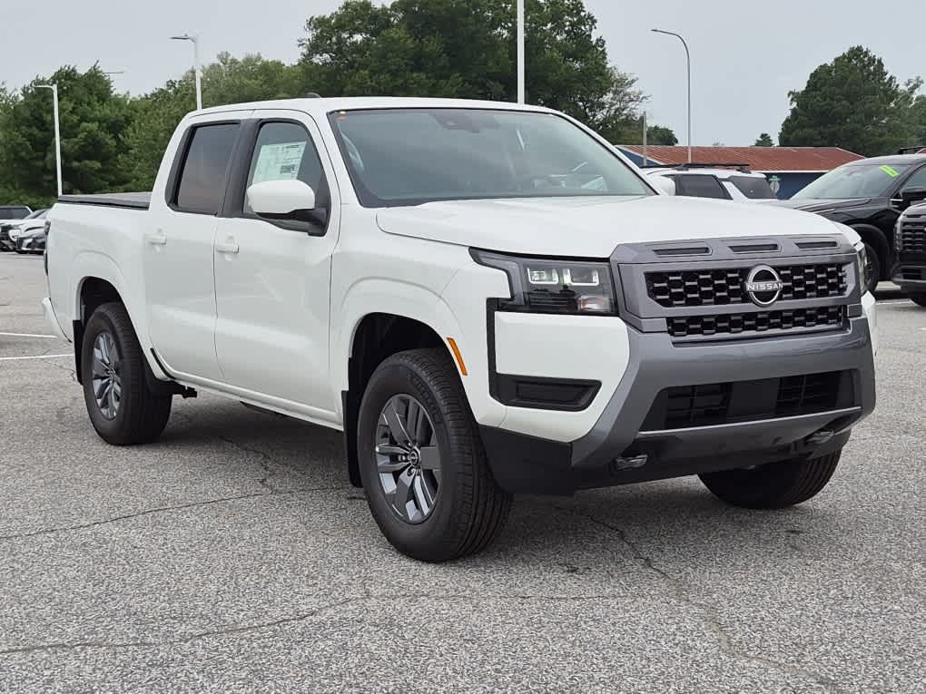 2026 Nissan Frontier SV - Glacier White exterior view 2
