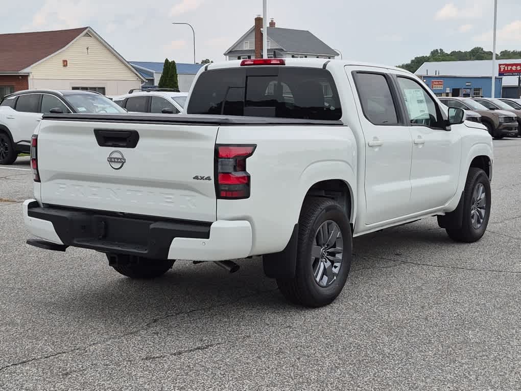 2026 Nissan Frontier SV - Glacier White exterior view 3