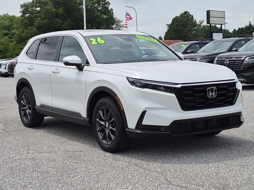 2026 Honda CR-V EX-L - Platinum White Pearl exterior view 2