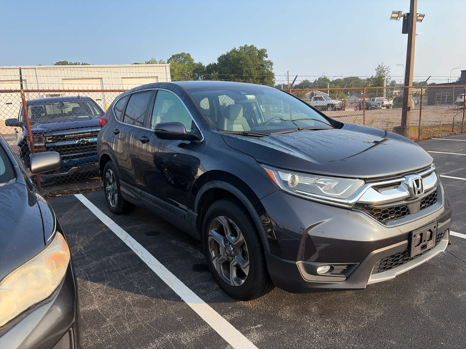 2018 Honda CR-V EX - Gunmetal Metallic exterior view 3