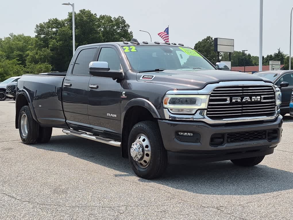 2022 Ram 3500 Laramie - Granite Crystal Metallic Clearcoat exterior view 2
