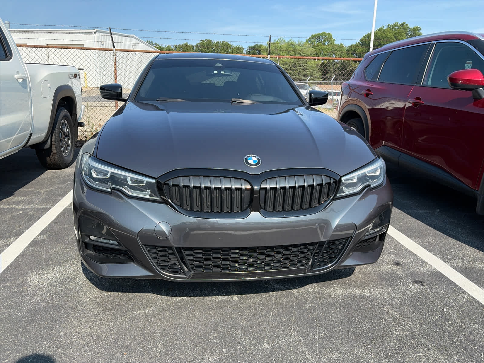 2021 BMW 330i xDrive 330i xDrive - Mineral Gray Metallic exterior view 2