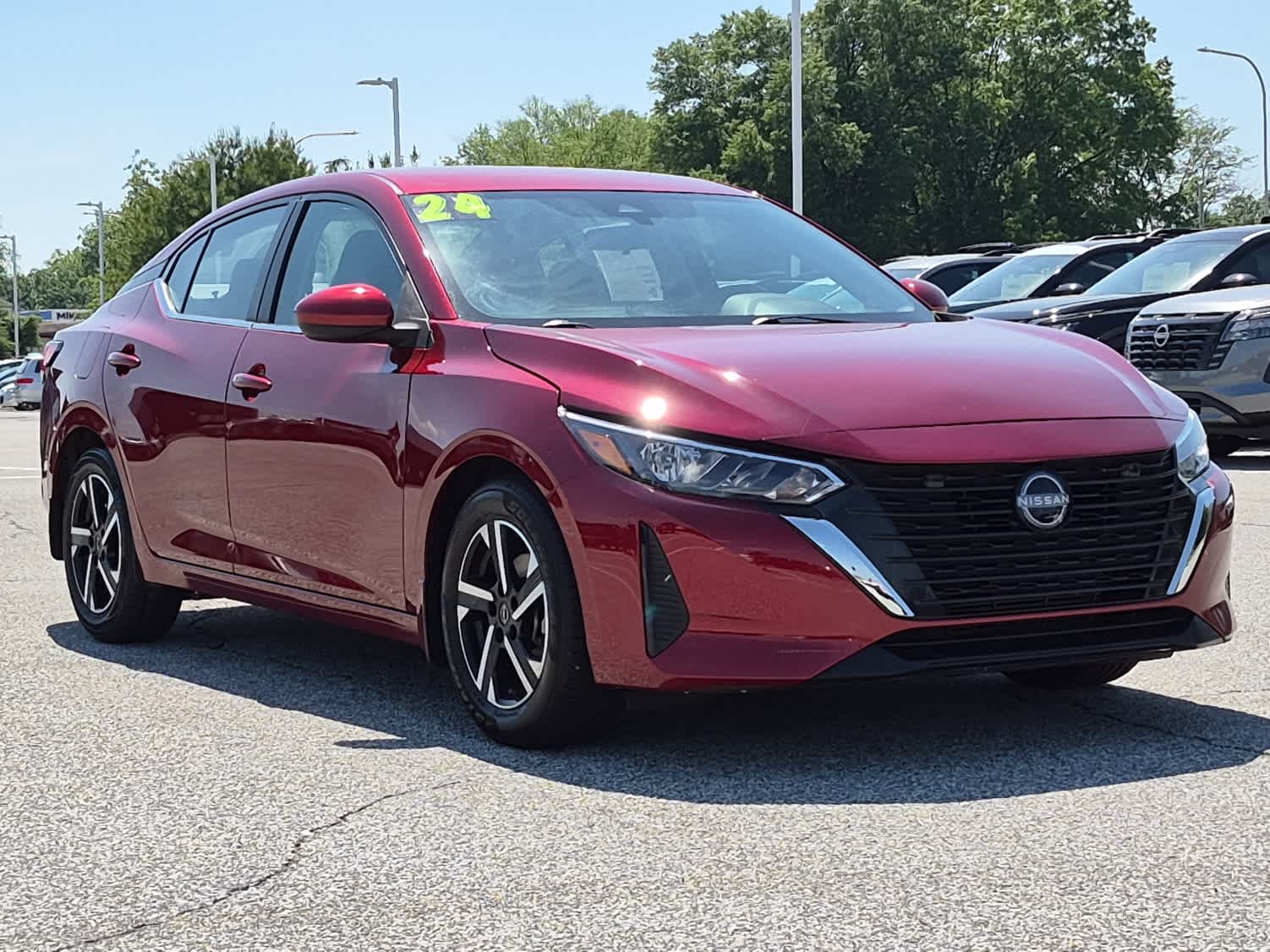 2024 Nissan Sentra SV - Scarlet Ember Tintcoat exterior view 2