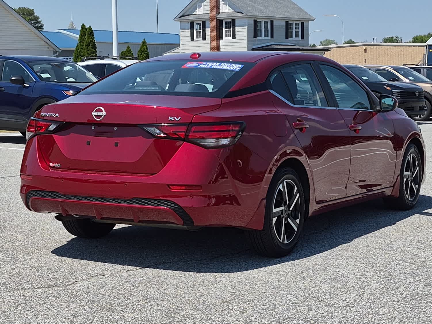 2024 Nissan Sentra SV - Scarlet Ember Tintcoat exterior view 3