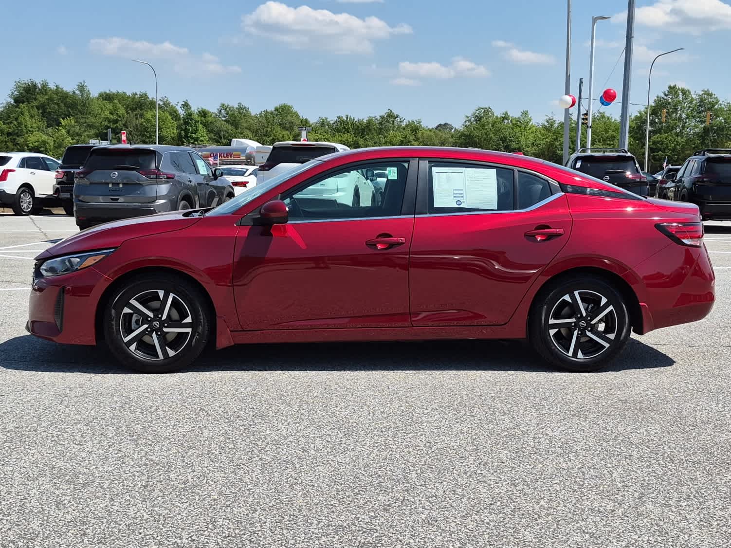 2024 Nissan Sentra SV - Scarlet Ember Tintcoat exterior view 5