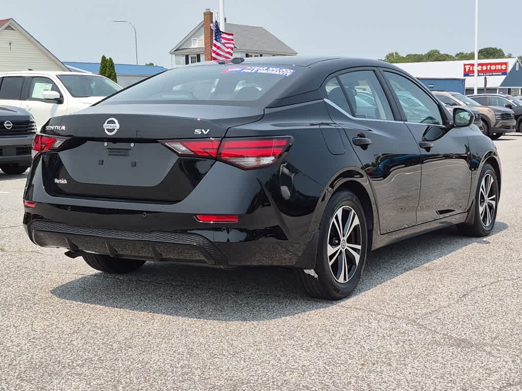 2023 Nissan Sentra SV - Super Black exterior view 3