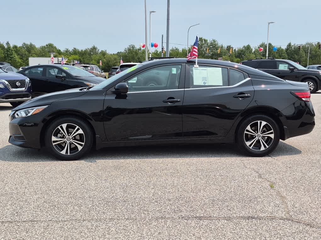 2023 Nissan Sentra SV - Super Black exterior view 5
