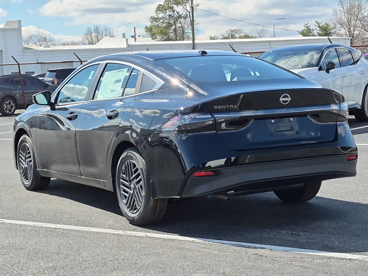 2026 Nissan Sentra SV - Super Black exterior view 4
