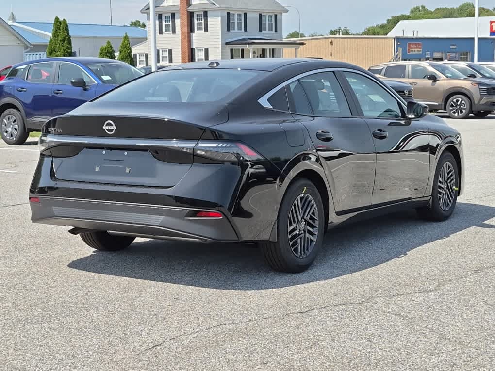 2026 Nissan Sentra SV - Super Black exterior view 3