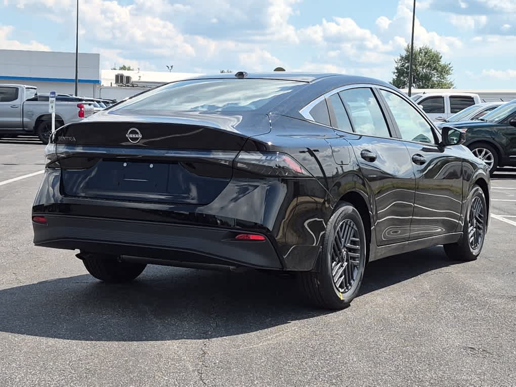 2026 Nissan Sentra SV - Super Black exterior view 3