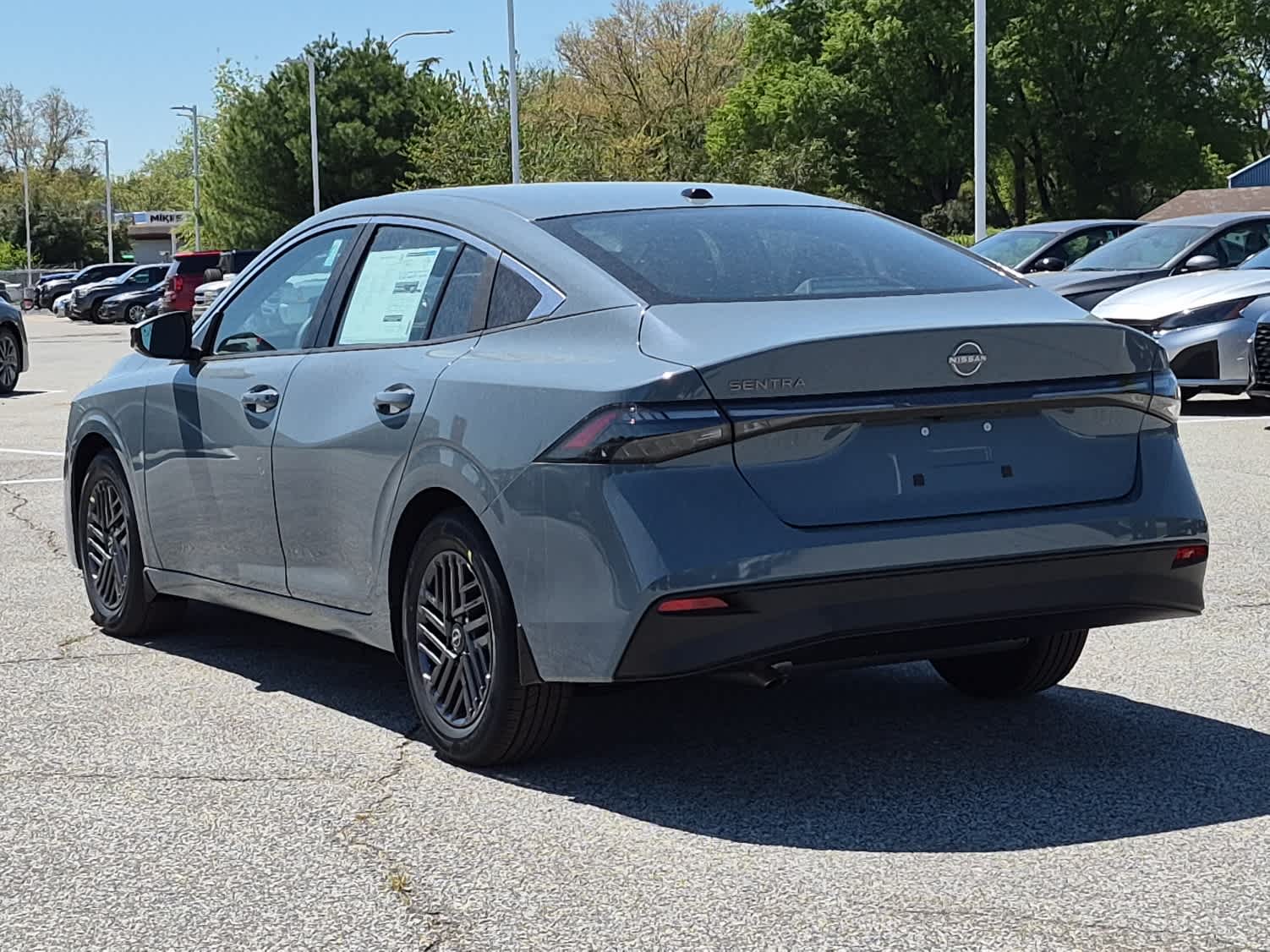 2026 Nissan Sentra SV - Atlantic Gray Metallic exterior view 4