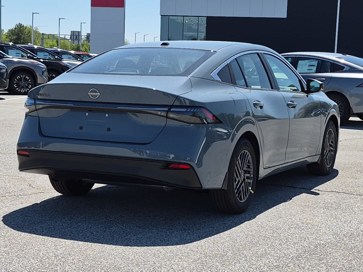 2026 Nissan Sentra SV - Atlantic Gray Metallic exterior view 3