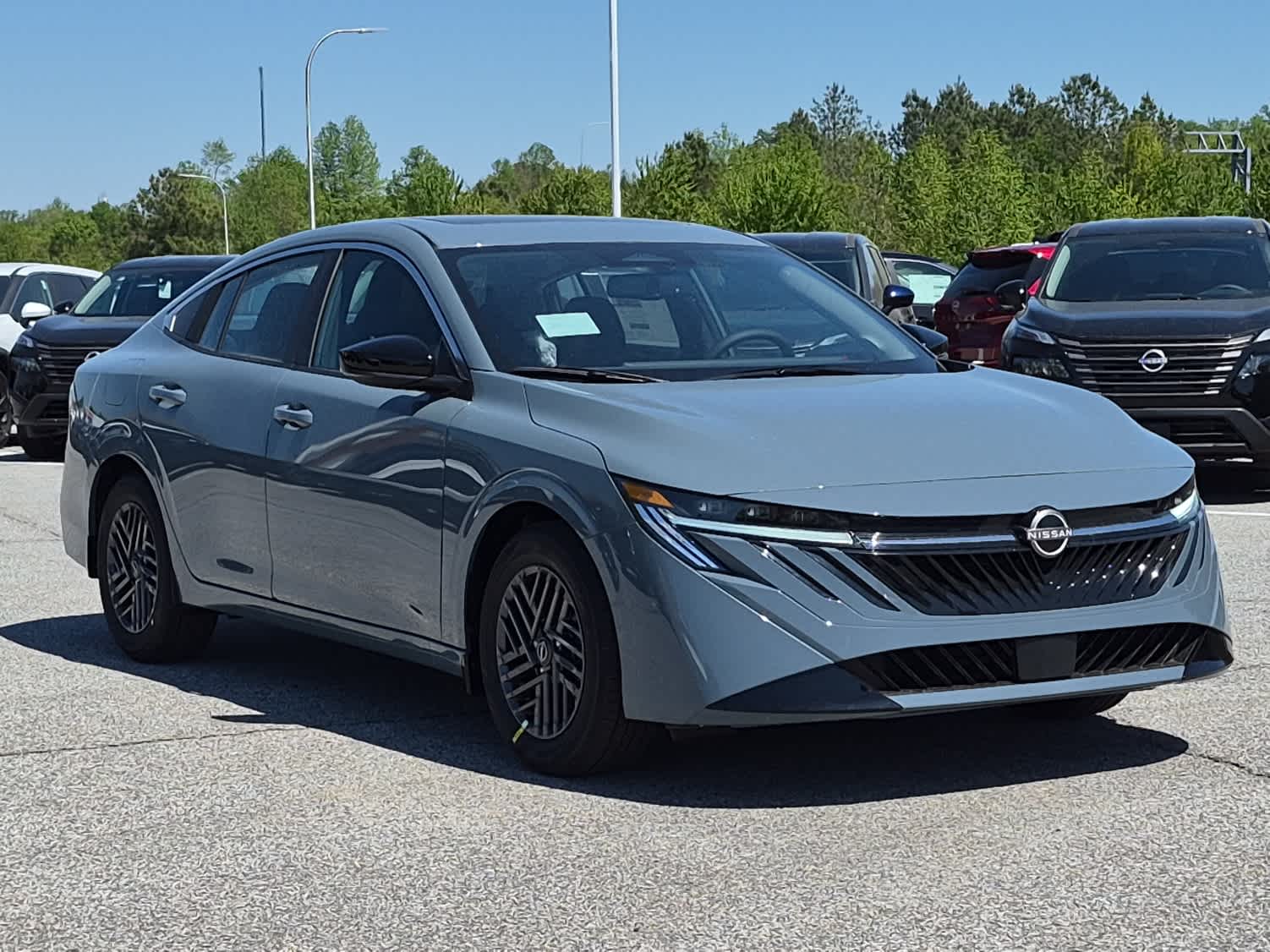 2026 Nissan Sentra SV - Atlantic Gray Metallic exterior view 2