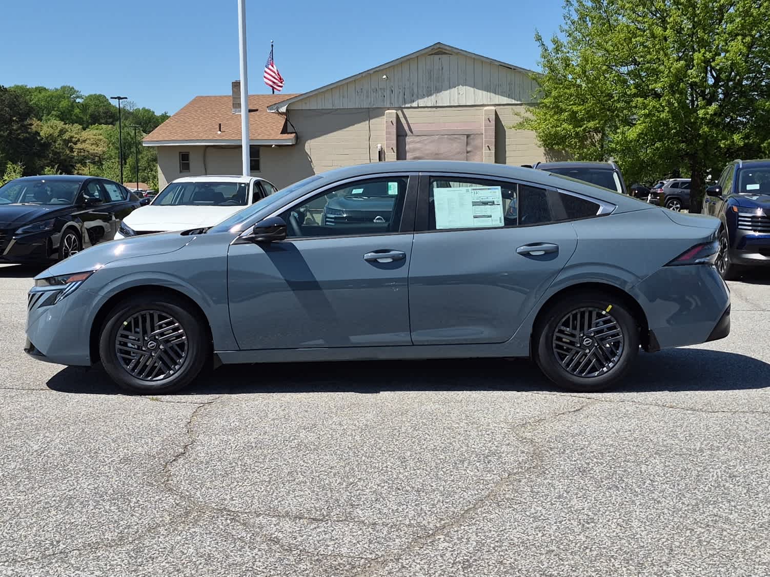 2026 Nissan Sentra SV - Atlantic Gray Metallic exterior view 5