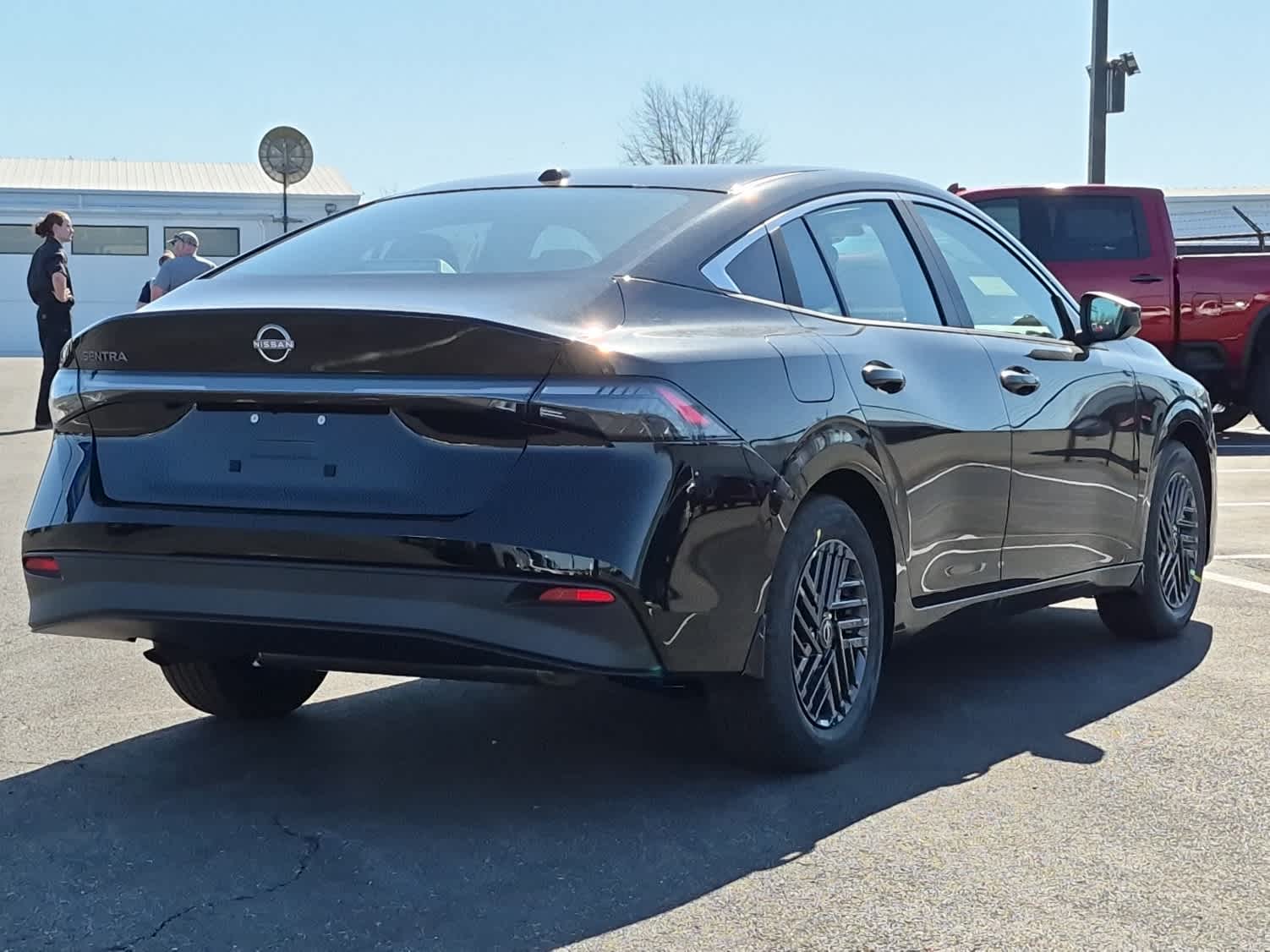 2026 Nissan Sentra SV - Super Black exterior view 3