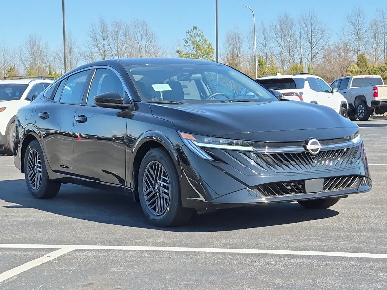 2026 Nissan Sentra SV - Super Black exterior view 2