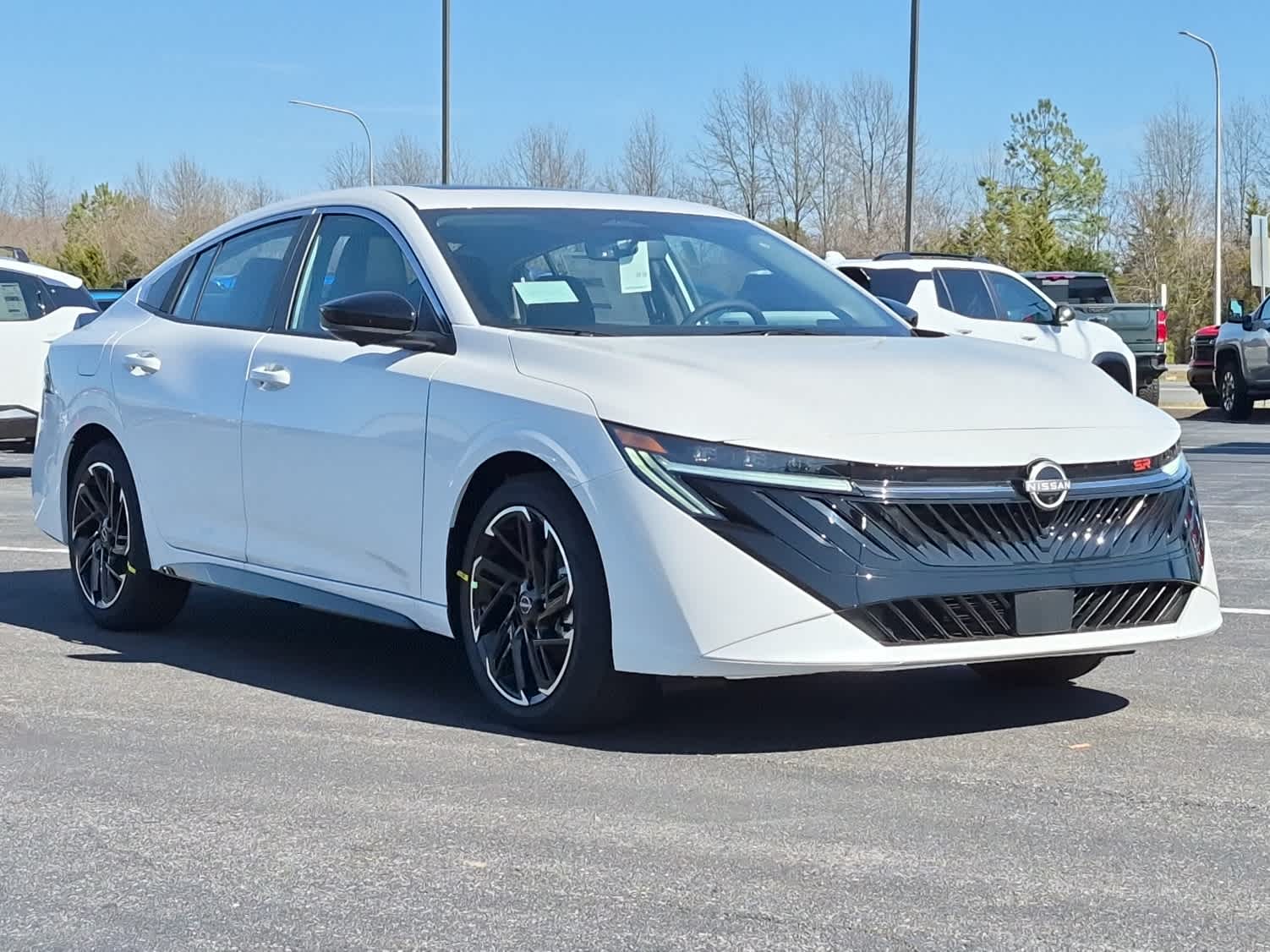 2026 Nissan Sentra SR - Aspen White Tricoat exterior view 2