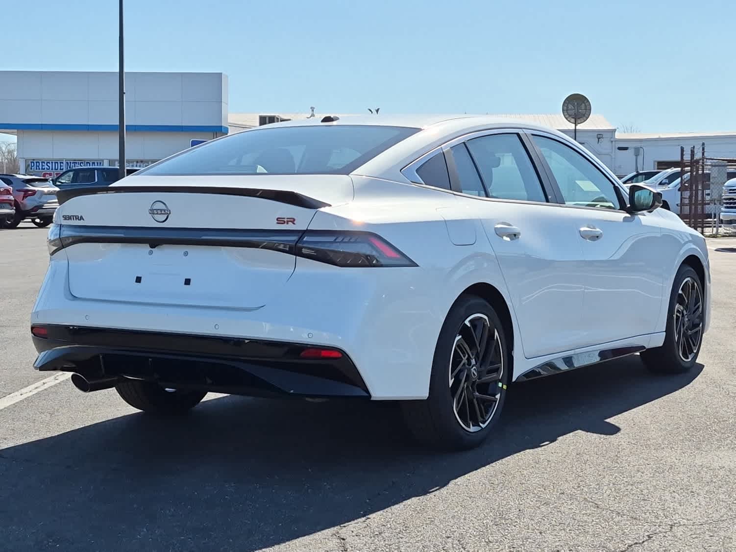 2026 Nissan Sentra SR - Aspen White Tricoat exterior view 3