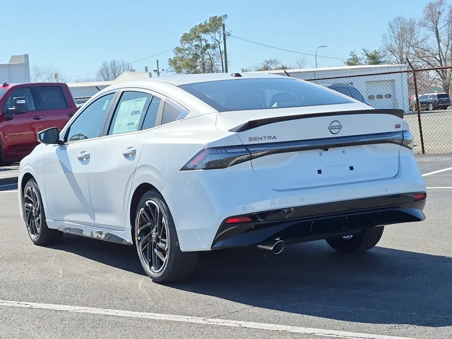 2026 Nissan Sentra SR - Aspen White Tricoat exterior view 4