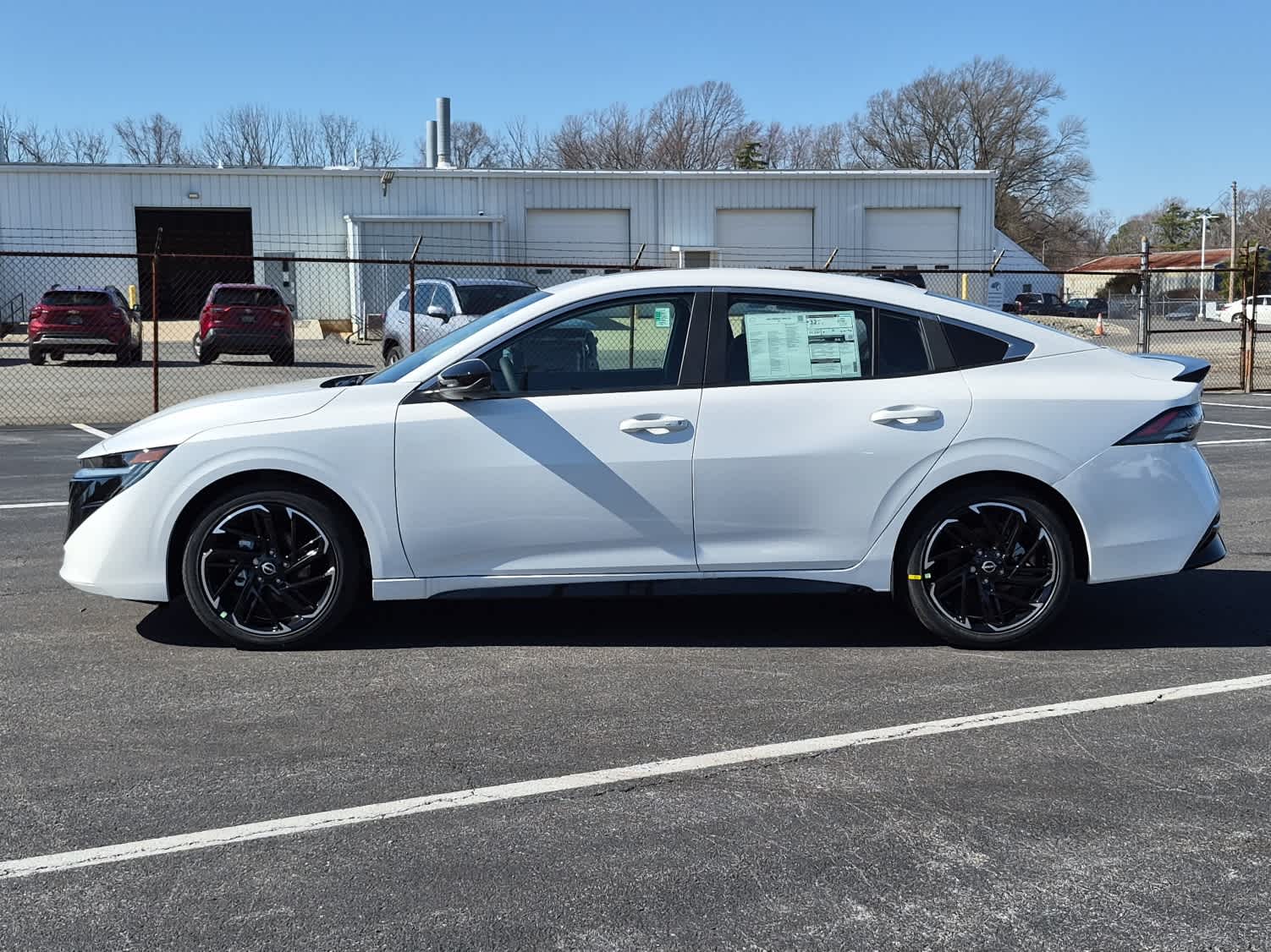 2026 Nissan Sentra SR - Aspen White Tricoat exterior view 5
