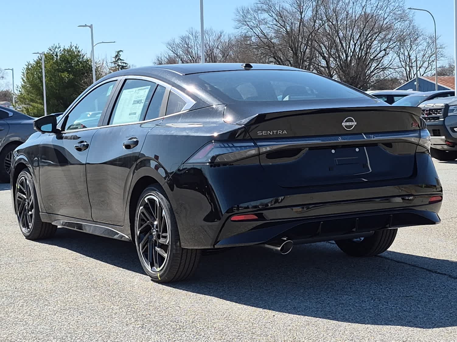 2026 Nissan Sentra SR - Super Black exterior view 4