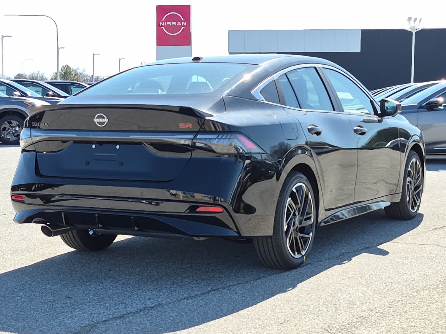 2026 Nissan Sentra SR - Super Black exterior view 3