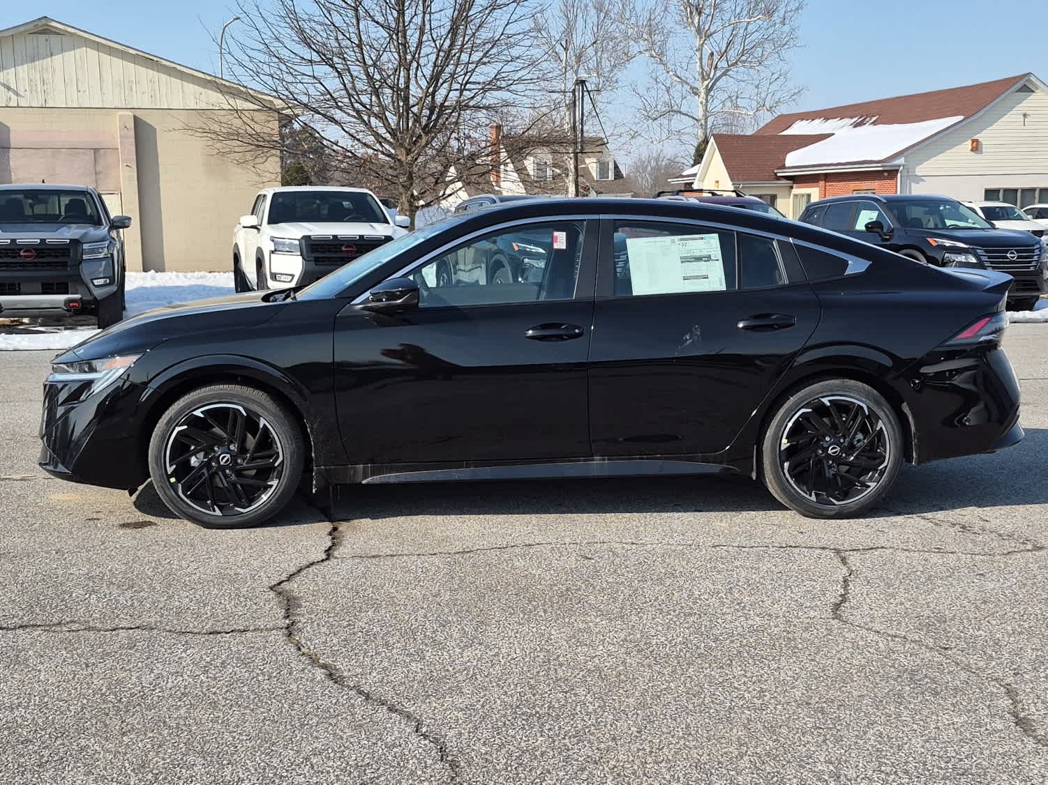 2026 Nissan Sentra SR - Super Black exterior view 5