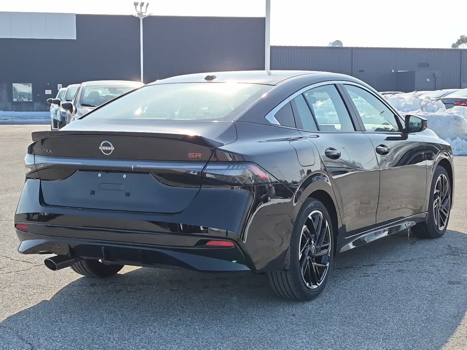 2026 Nissan Sentra SR - Super Black exterior view 3