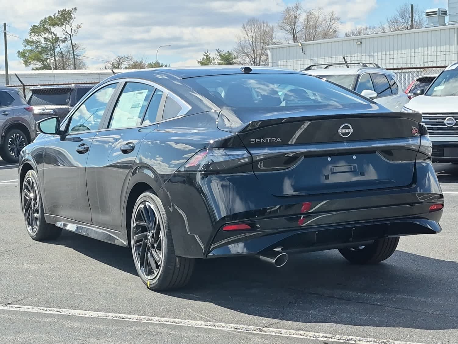 2026 Nissan Sentra SR - Super Black exterior view 4