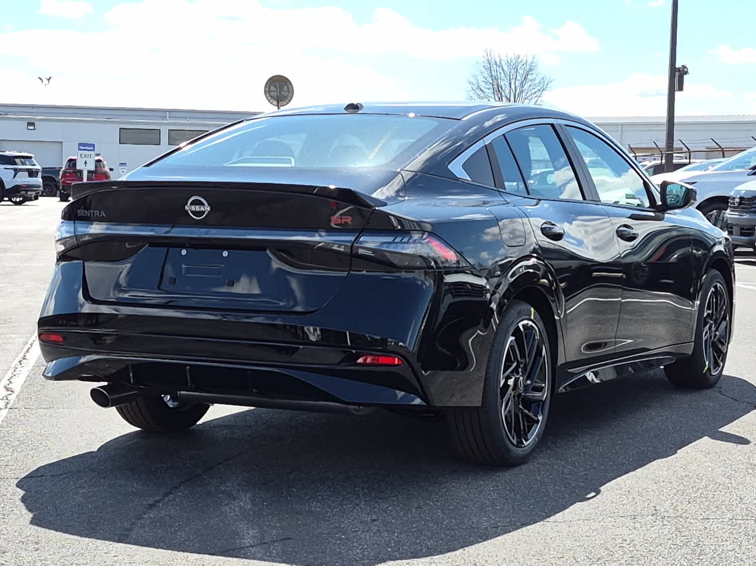2026 Nissan Sentra SR - Super Black exterior view 3