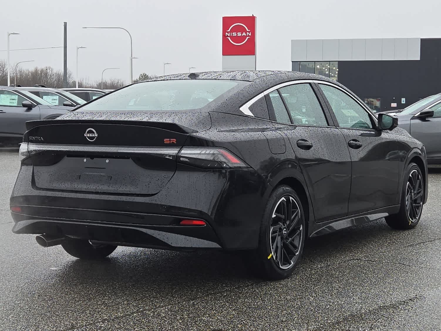 2026 Nissan Sentra SR - Super Black exterior view 3